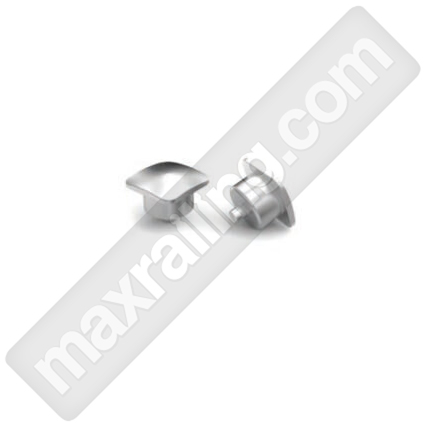 Тапа за квадратен профил 14х14мм. Елоксиран алуминий.